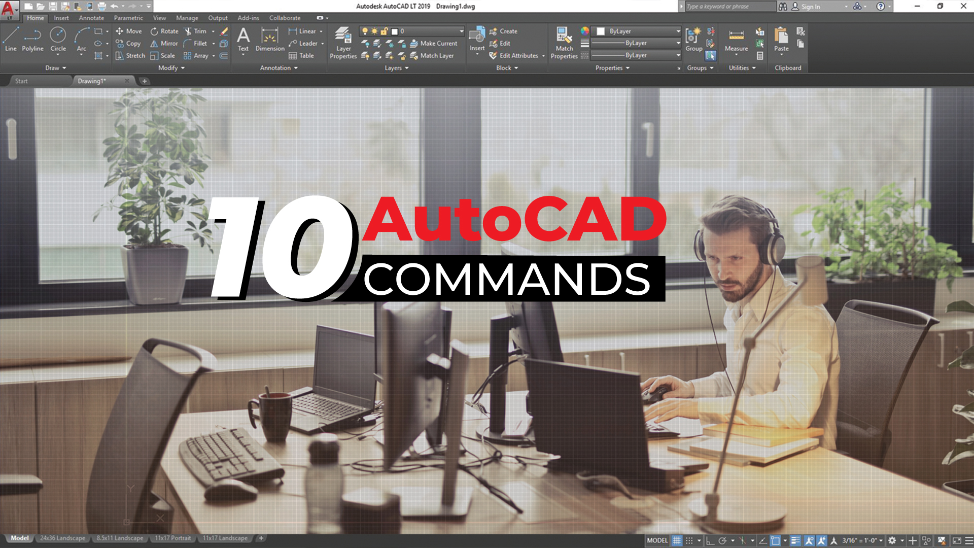 Top 10 AutoCAD Commands to increase work productivity