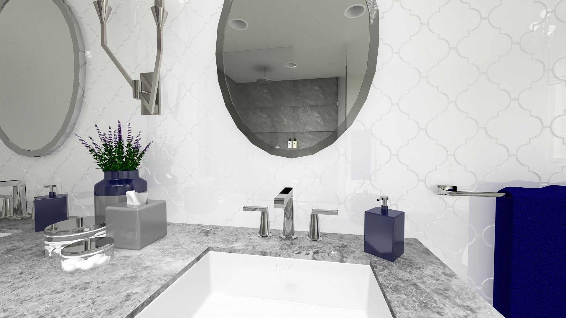 Sonoma Heights Residence Master Ensuite Design Image © Unfold Creative Studio Ltd.