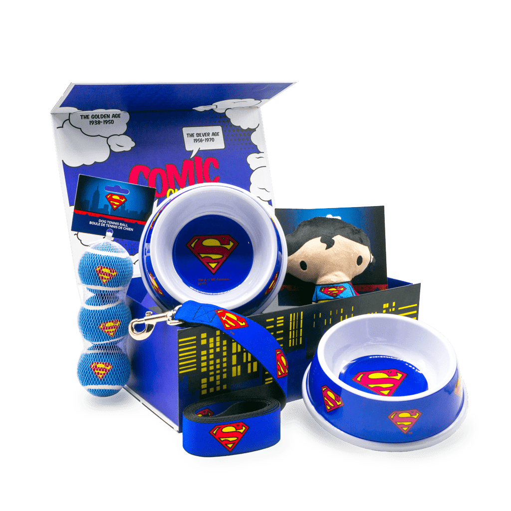 Fandom Culture Superman Dog Gift Box