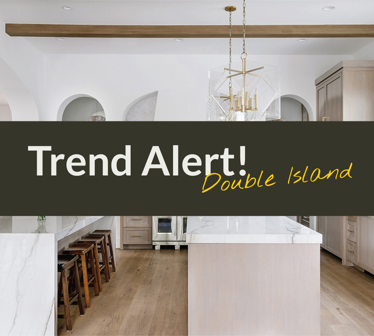 Trend Alert: Double Kitchen Island