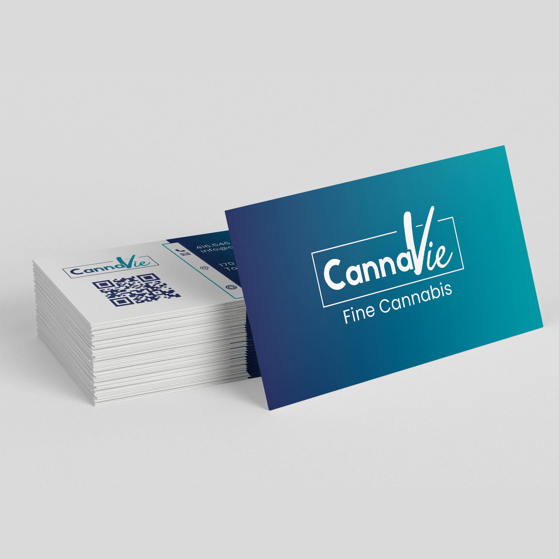 CannaVie Business Card Design