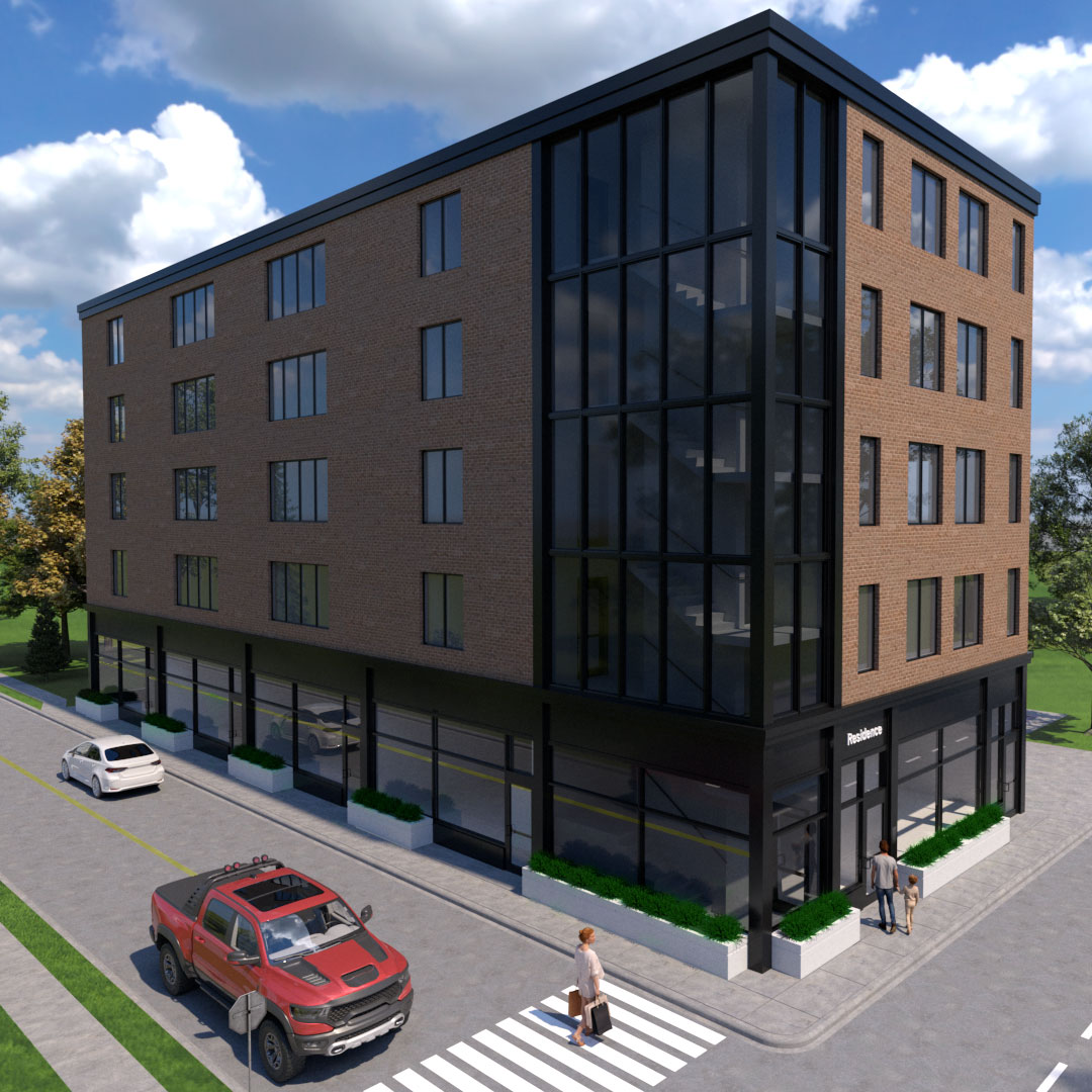 Udesign Exterior Building Rendering